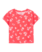 Kid Floral Short-Sleeve Tee - Orange, image 1 of 3 slides