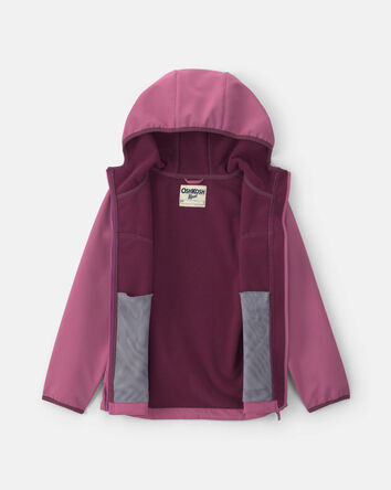Girls  Colour Changing Rain Jacket- Purple, 