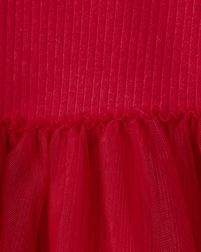 Toddler Girl 2-Piece Floral Long-Sleeve Tee & Pant Set - Red, image 3 of 4 slides