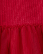 Toddler Girl 2-Piece Floral Long-Sleeve Tee & Pant Set - Red, image 3 of 4 slides