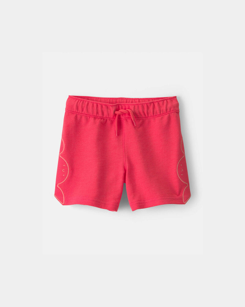Tout-petit gar&ccedil;on - Short en jersey bouclette &agrave; motif de crabe - Orange, image 1 sur 4 diapositives