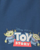 Tout-petit gar&ccedil;on - Short en jersey bouclette &agrave; motif Pixar&copy; Toy Story - Bleu marine, image 3 sur 3 diapositives