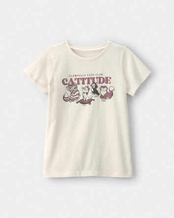Filles - T-shirt &agrave; imprim&eacute; de chats Disney&copy; - Cr&egrave;me, 