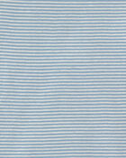 Baby Boy 6-Pack Bear Long-Sleeve Bodysuits - Blue/White, image 7 of 8 slides