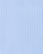Kid Ribbed Button-Down Vest - Blue, image 2 of 3 slides
