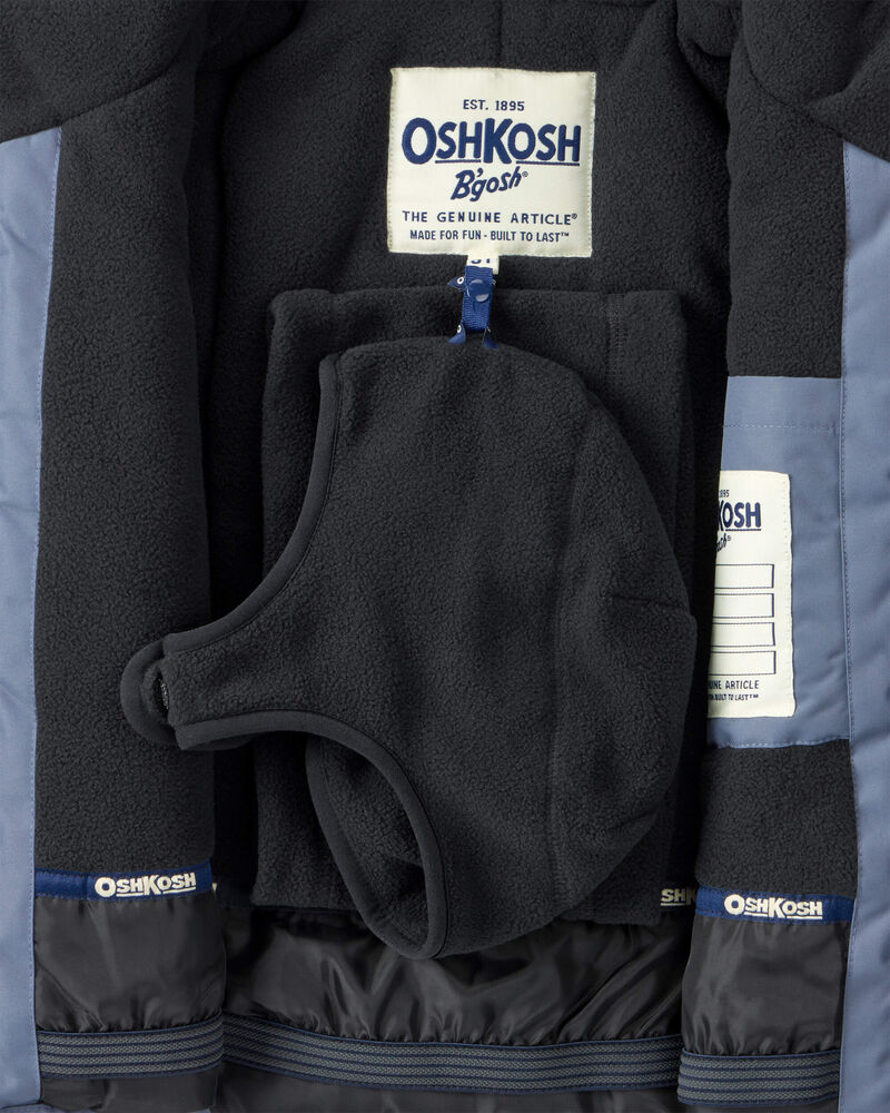 Toddler Boy 2-Piece Taslan Snowsuit Set - Grey
, image 4 of 13 slides