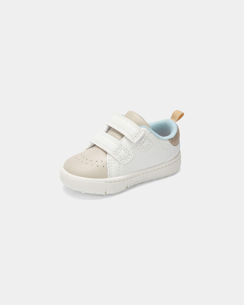 B&eacute;b&eacute; fille - Chaussures d&eacute;contract&eacute;es Every Step&reg; &agrave; c&oelig;urs - Blanc/Beige, image 6 sur 6 diapositives