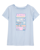 Kid Capy-Grabba Short-Sleeve Graphic Tee - Blue, image 1 of 2 slides