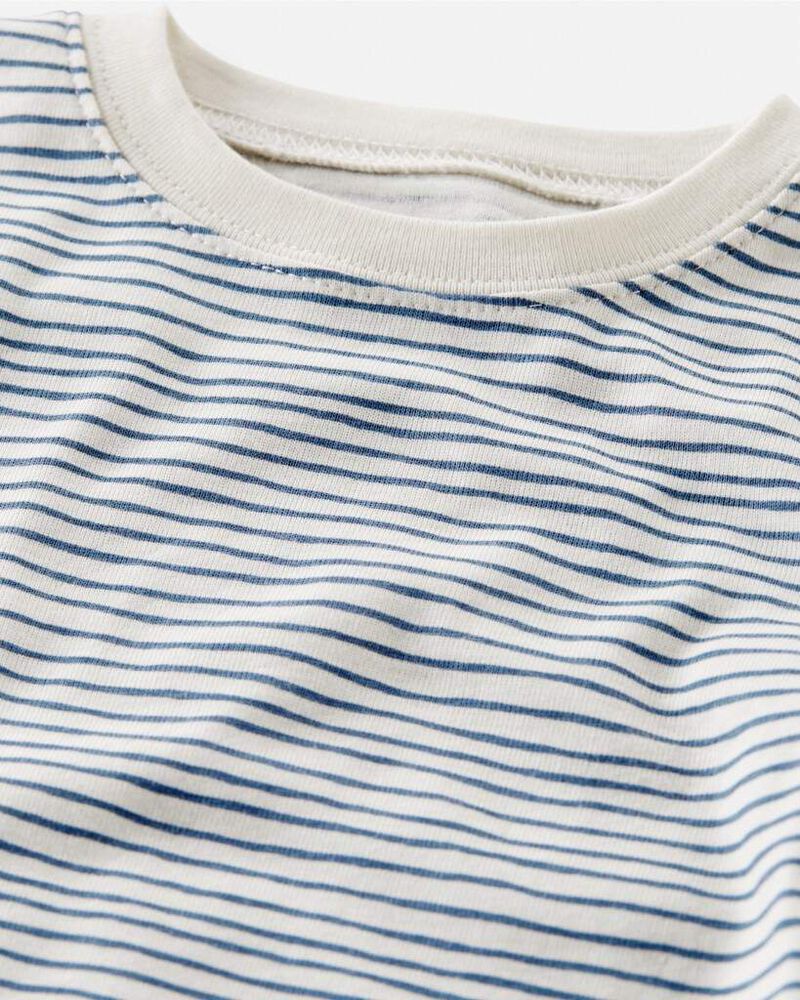 Tout-petit - Ensemble pyjama ray&eacute; en coton biologique, image 3 sur 4 diapositives