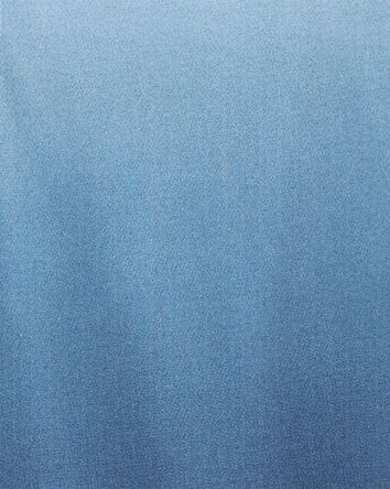Kid Ombre Long-Sleeve Henley Shirt - Blue, 