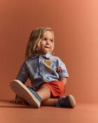 Toddler Bermuda Short - Orange, image 5 of 7 slides