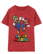 Boys Super Mario&trade; Short-Sleeve Graphic Tee - Red, image 1 of 2 slides