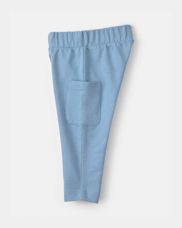 B&eacute;b&eacute; gar&ccedil;on - Ensemble 3 pi&egrave;ces haut &agrave; imprim&eacute; d&rsquo;empreinte de patte et pantalon - Bleu, 