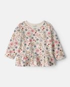 Baby Girl Floral Long Sleeve Top , image 1 of 3 slides