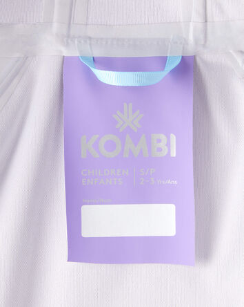 Toddler Girl Kombi Drop Waterproof Rain Jacket – Children Girls, 