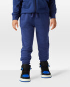 Toddler Boy Solid Fleece Cotton Jogger - Navy, image 3 of 6 slides