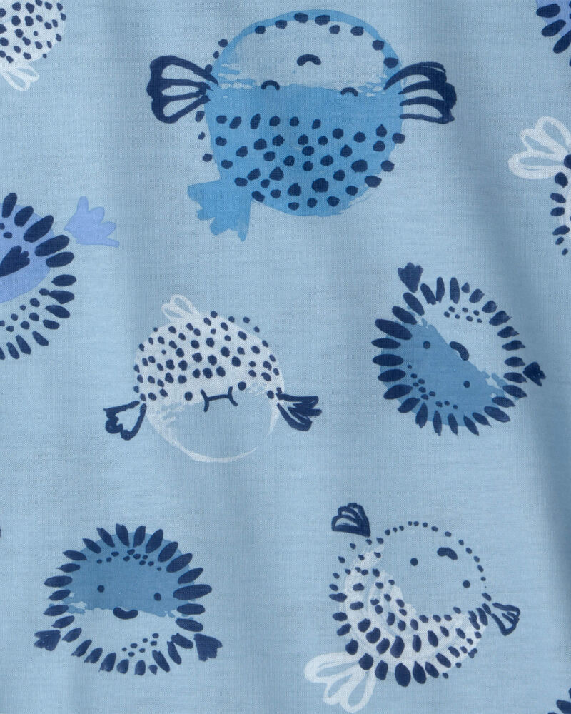 Tout-petit gar&ccedil;on - Pyjama 2 pi&egrave;ces, poissons-globes, image 4 sur 5 diapositives