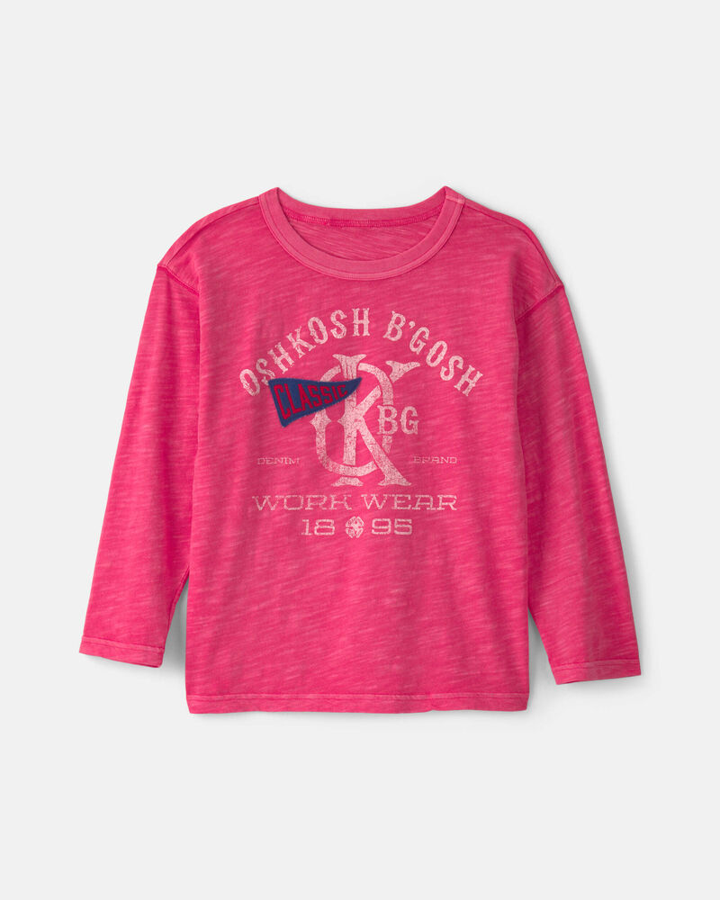 Boys 'OshKosh B'Gosh Workwear' Graphic Tee - Red, image 1 of 3 slides