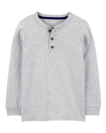 Kid Long-Sleeve Henley Tee, 