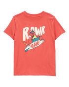 Kid Dinosaur Skateboard Graphic Tee, image 1 of 3 slides