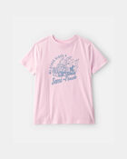 Boys Semi-Truck Graphic Tee - Pink, image 1 of 3 slides