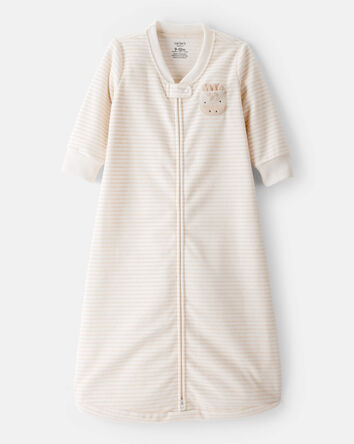 Baby Loose Fit Long-Sleeve Wearable Blanket - White, 