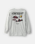Boys Disney&copy; Mickey Mouse Racing Long-Sleeve Graphic Tee - Grey, image 2 of 4 slides