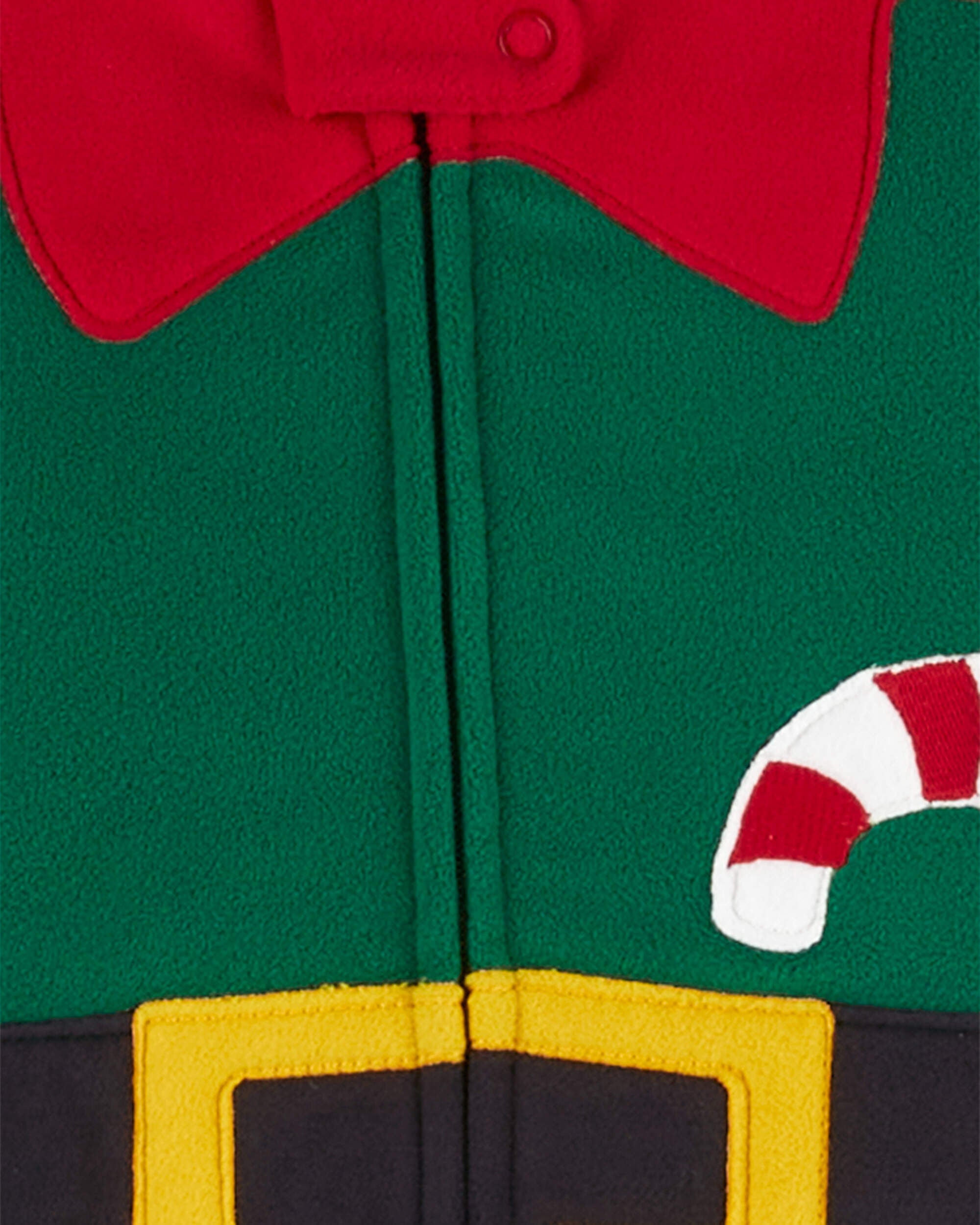 Toddler 1 Piece Elf Fleece Pyjamas