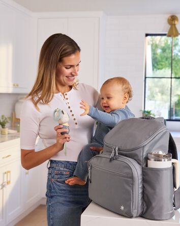Forma Next Backpack Diaper Bag - Grey, 