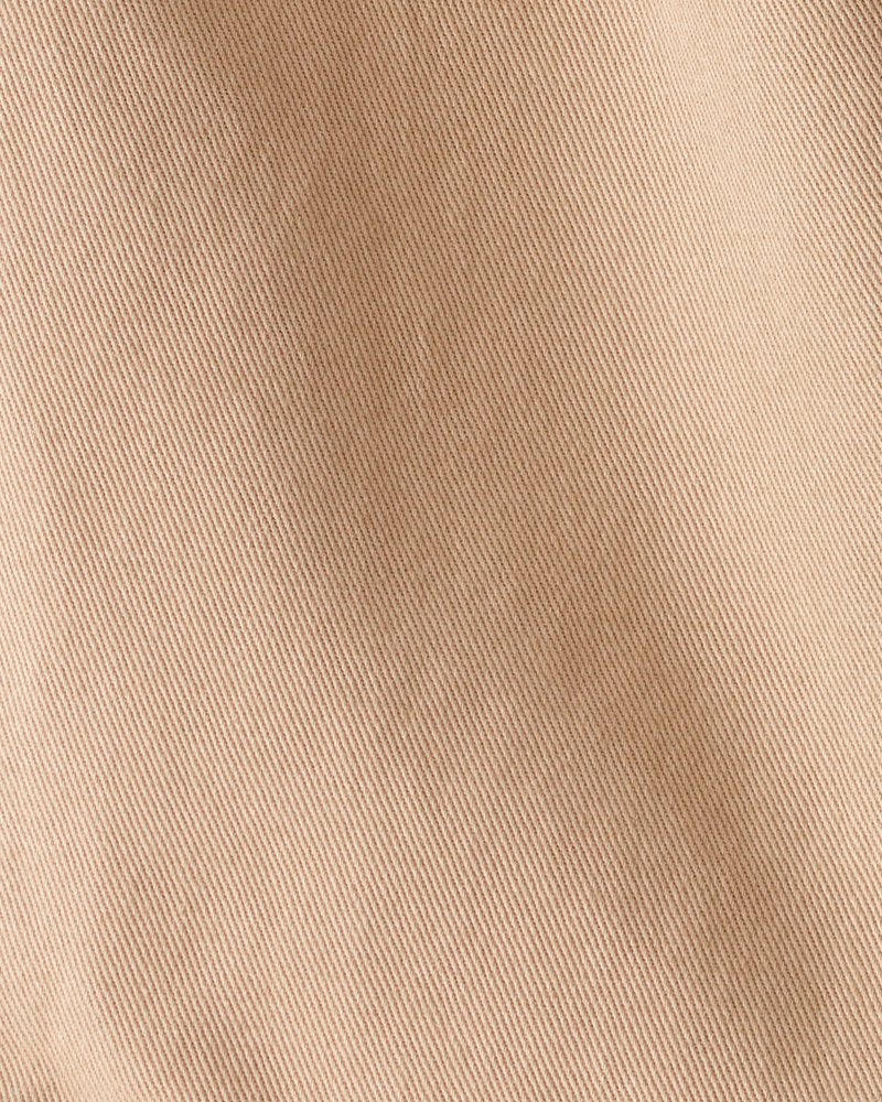 Bébé Short large en sergé à nœud papillon - Taupe, image 3 sur 4 diapositives