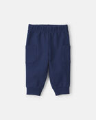 Baby Boy 3-Piece Buffalo Check Long-Sleeve Layering Set - Navy Blue, image 2 of 6 slides