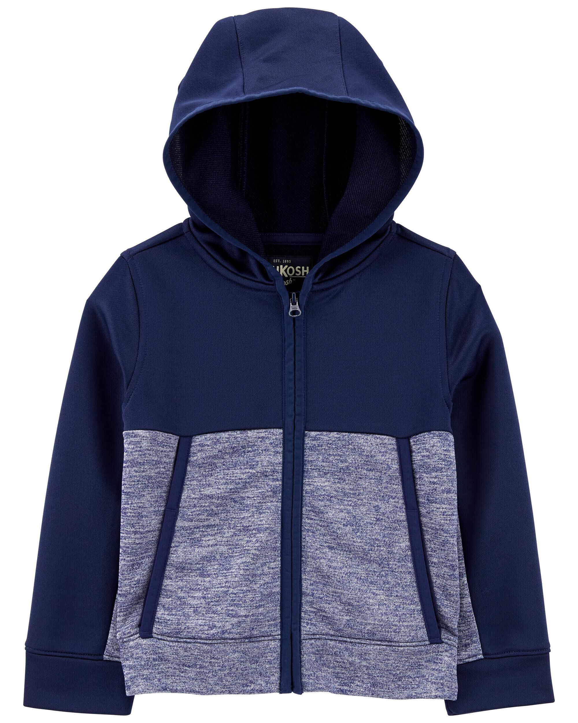 Toddler boy fleece sale jacket with hood