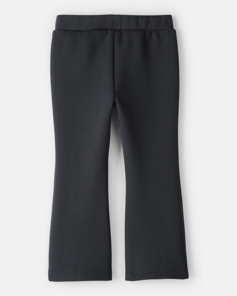 Toddler Girl Pull-On Flare Pants - Black, image 2 of 4 slides