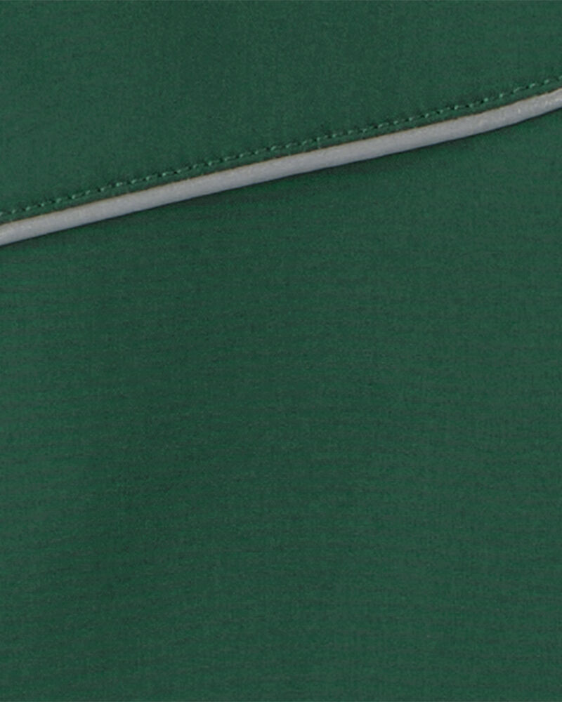 Boys Water-Activated Rain Jacket- Green, image 4 of 4 slides
