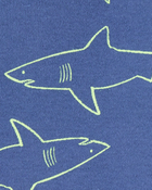 Baby 4-Piece Shark Surfboard 100% Snug Fit Cotton Pyjamas, image 3 of 4 slides
