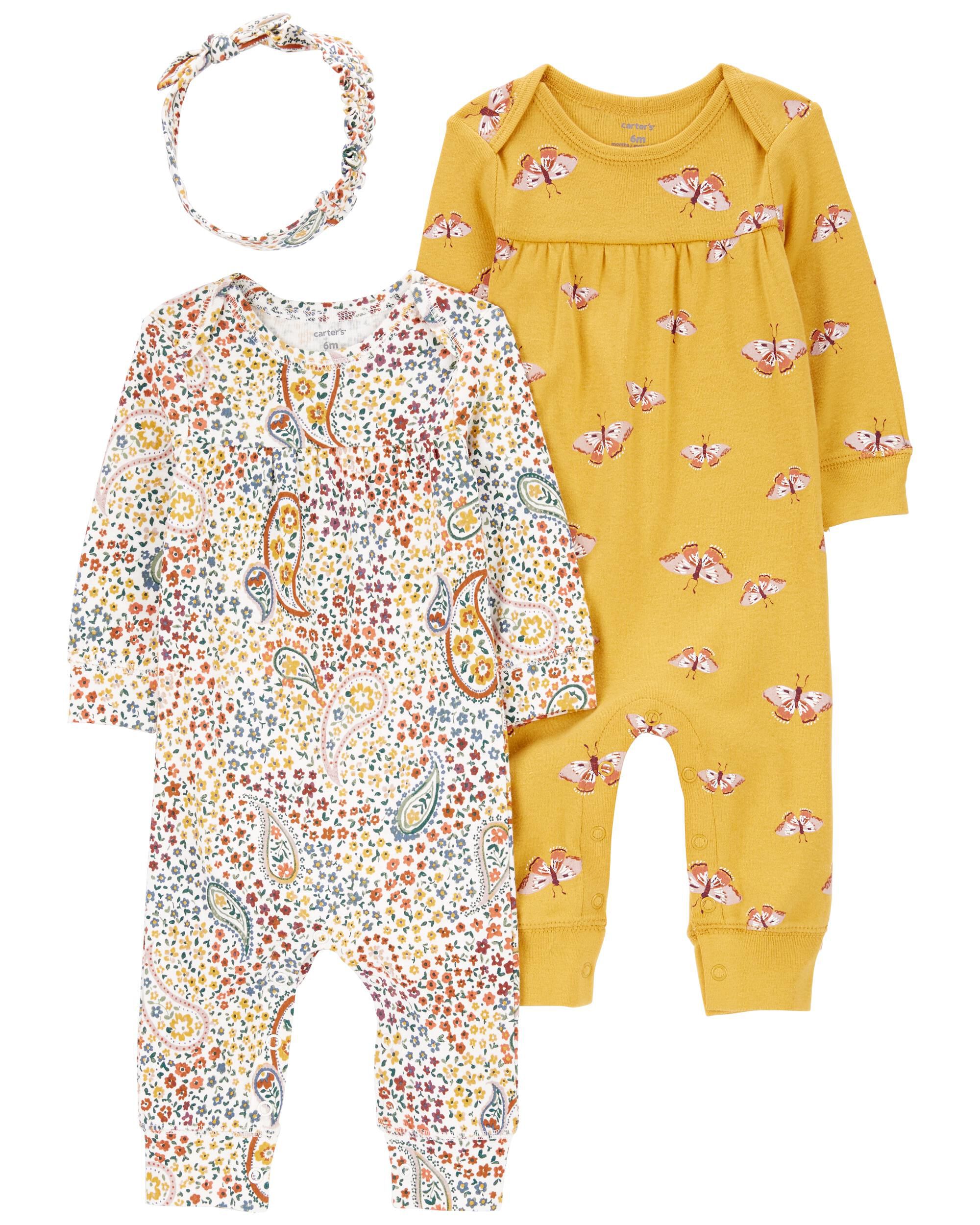 Multi Baby 2 Pack Cotton Footless Pyjamas Carter s Oshkosh Canada