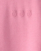 Toddler Girl Strawberry French Terry Pullover Sweatshirt - Pink, image 4 of 5 slides