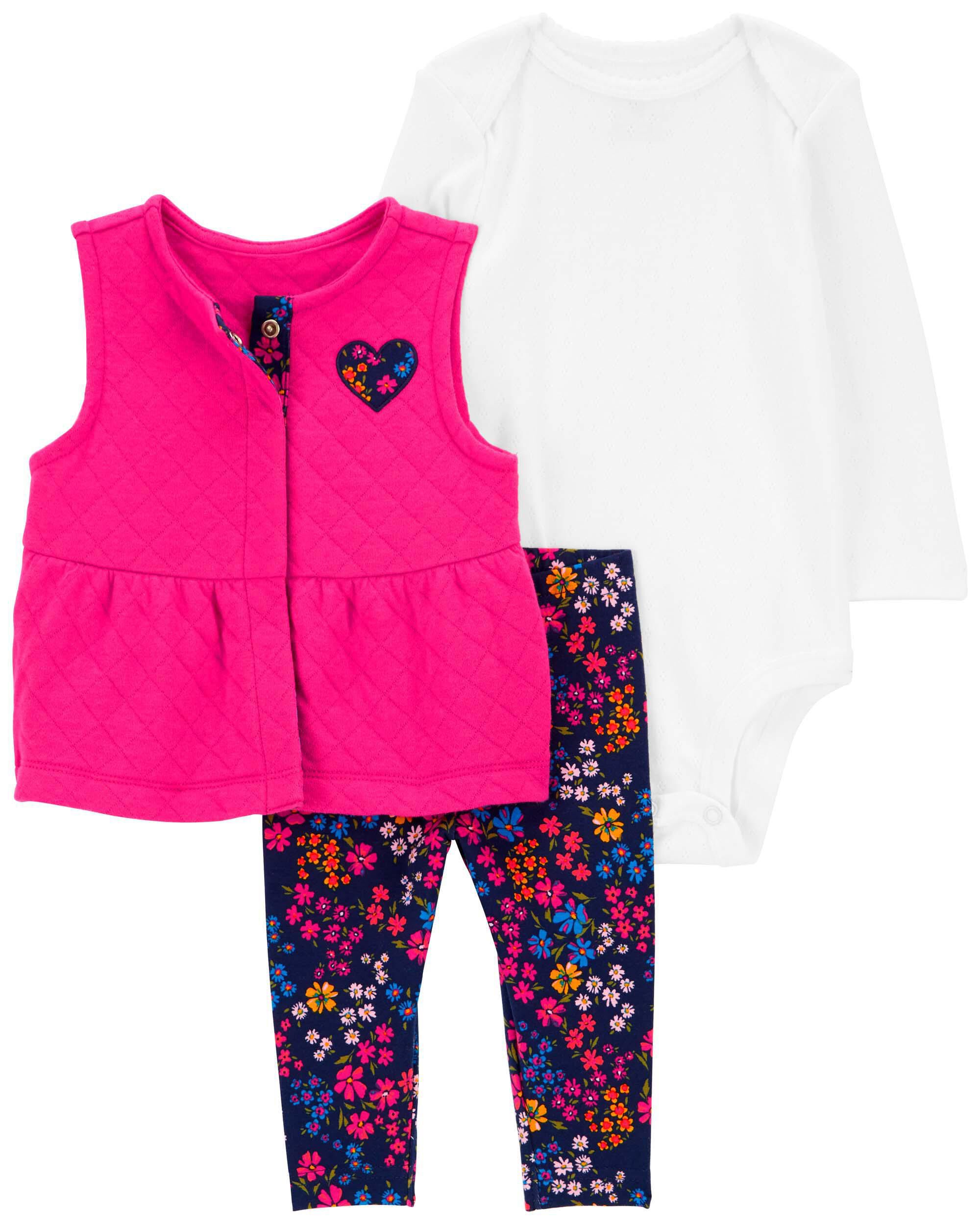 Carters girls vest clearance