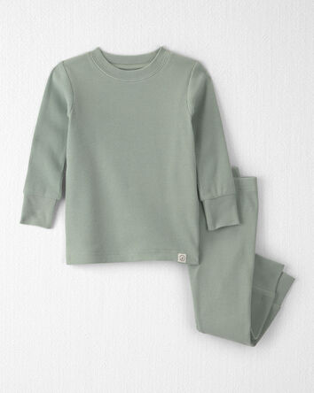 Baby 2-Piece Long-Sleeve Pyjama Set in Green, 