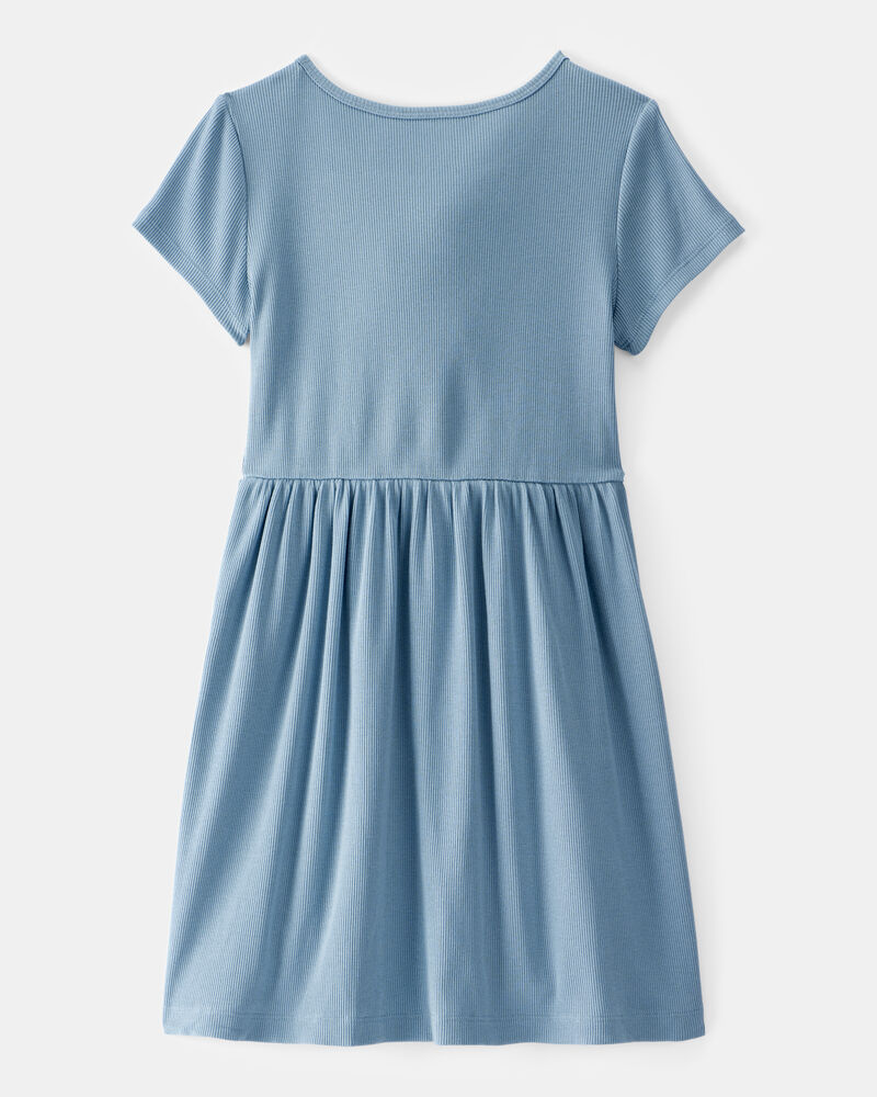 Girls Ribbed Dress, image 2 of 4 slides