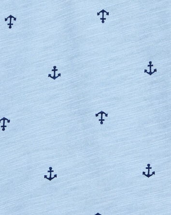 Toddler Anchor Polo Shirt - Blue, 