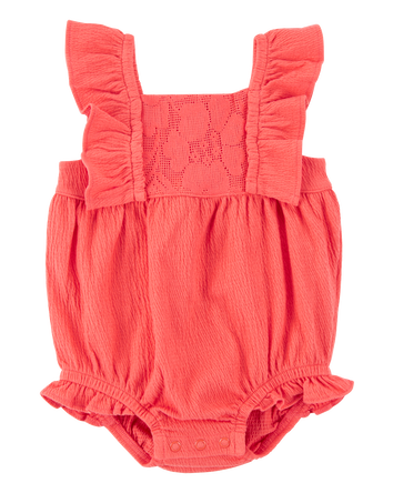 Baby Lace Crinkle Jersey Bubble, 