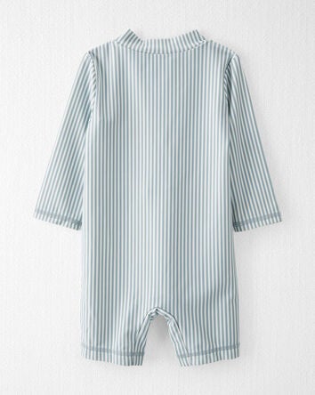 Baby Recycled Long Sleeve Rashguard Swimsuit, 