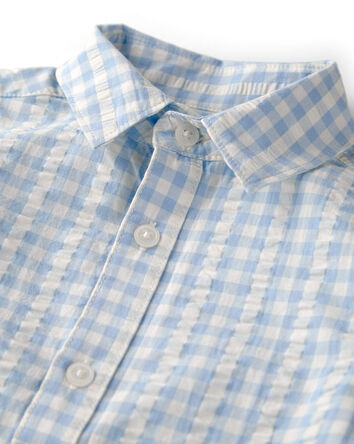 Tout-petit gar&ccedil;on - Chemise boutonn&eacute;e avec coton biologique, guigan, 