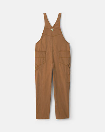 Adult Twill Overalls - Brown, 
