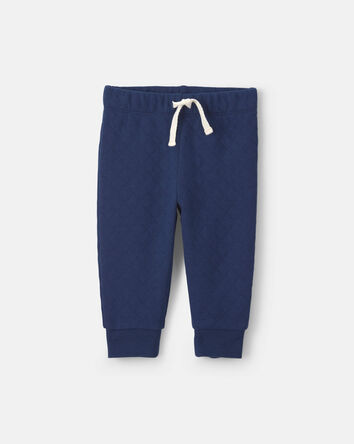 B&eacute;b&eacute; gar&ccedil;on - Ensemble 2 pi&egrave;ces cache-couche manches longues &agrave; rayures et pantalon &ndash; Bleu marine, 