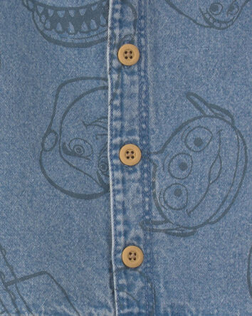 Baby Boy 2-Piece Pixar&copy; Toy Story Chambray Short-Sleeve Top & Short Set - Medium Wash, 