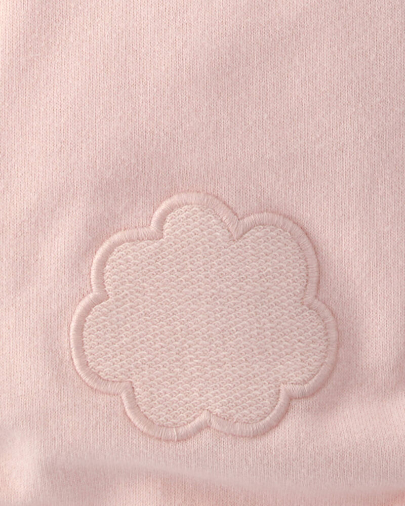 Baby Girl Bunny Bubble Romper & Hat Set - Pink, image 5 of 6 slides