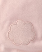 Baby Girl Bunny Bubble Romper & Hat Set - Pink, image 5 of 6 slides