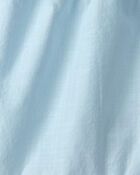 Girls Ruffle-Trim Shorts - Blue, image 3 of 4 slides